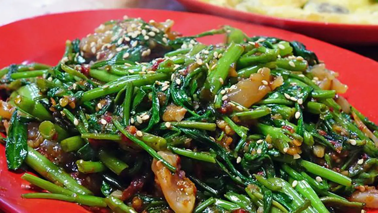 Ilustrasi tumis kangkung./Copyright pixabay.com/cegoh