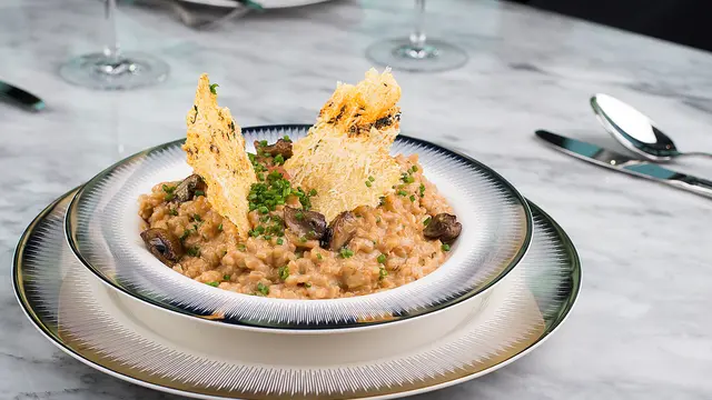 risotto jamur