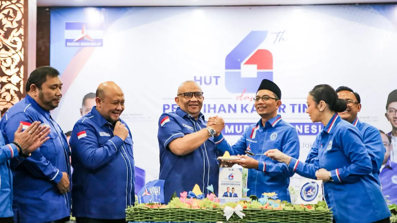 Bintang Muda Indonesia (BMI), organisasi sayap partai Demokrat merayakan hari ulang tahun ke-6 di aula hotel Horison, Balairung, Matraman, Jakarta Timur, Selasa (17/02/2026) (Istimewa)