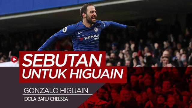 Berita video striker baru Chelsea, Gonzalo Higuain, yang memiliki beberapa sebutan untuk dirinya.