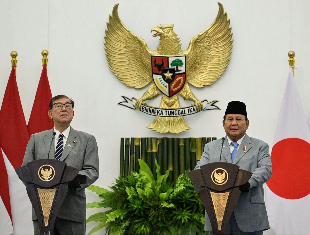 FOTO: Presiden Prabowo Terima Kunjungan Kenegaraan PM Jepang di Istana Bogor