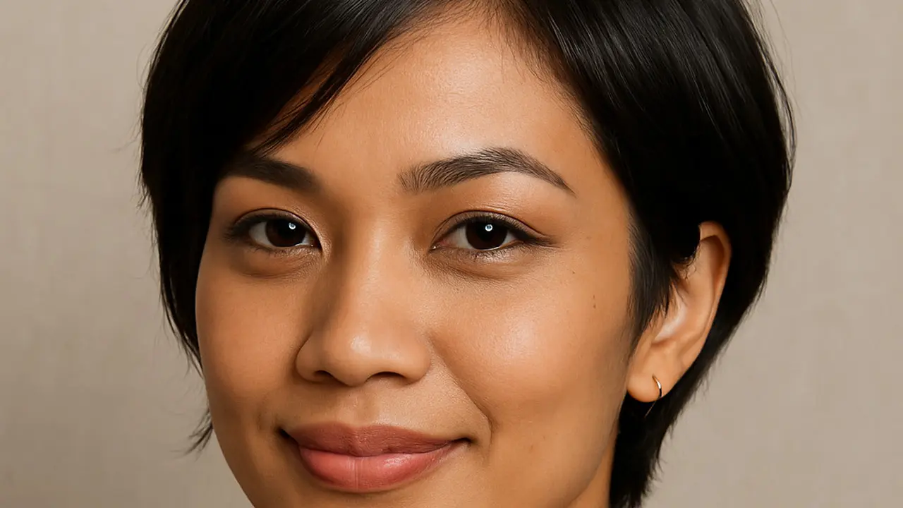 Model Rambut Bixie Cut 2025 untuk Potongan Pendek Trendy/Ilustrasi gambar AI