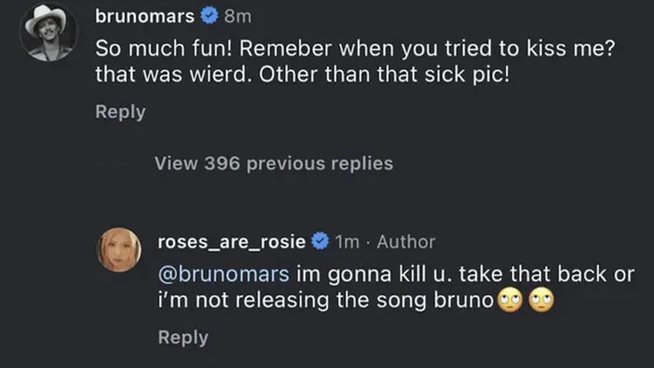 Bruno Mars Sebut Rose Blackpink Coba Cium Dirinya, Unggahan Lucu Isyaratkan Kolaborasi Keduanya