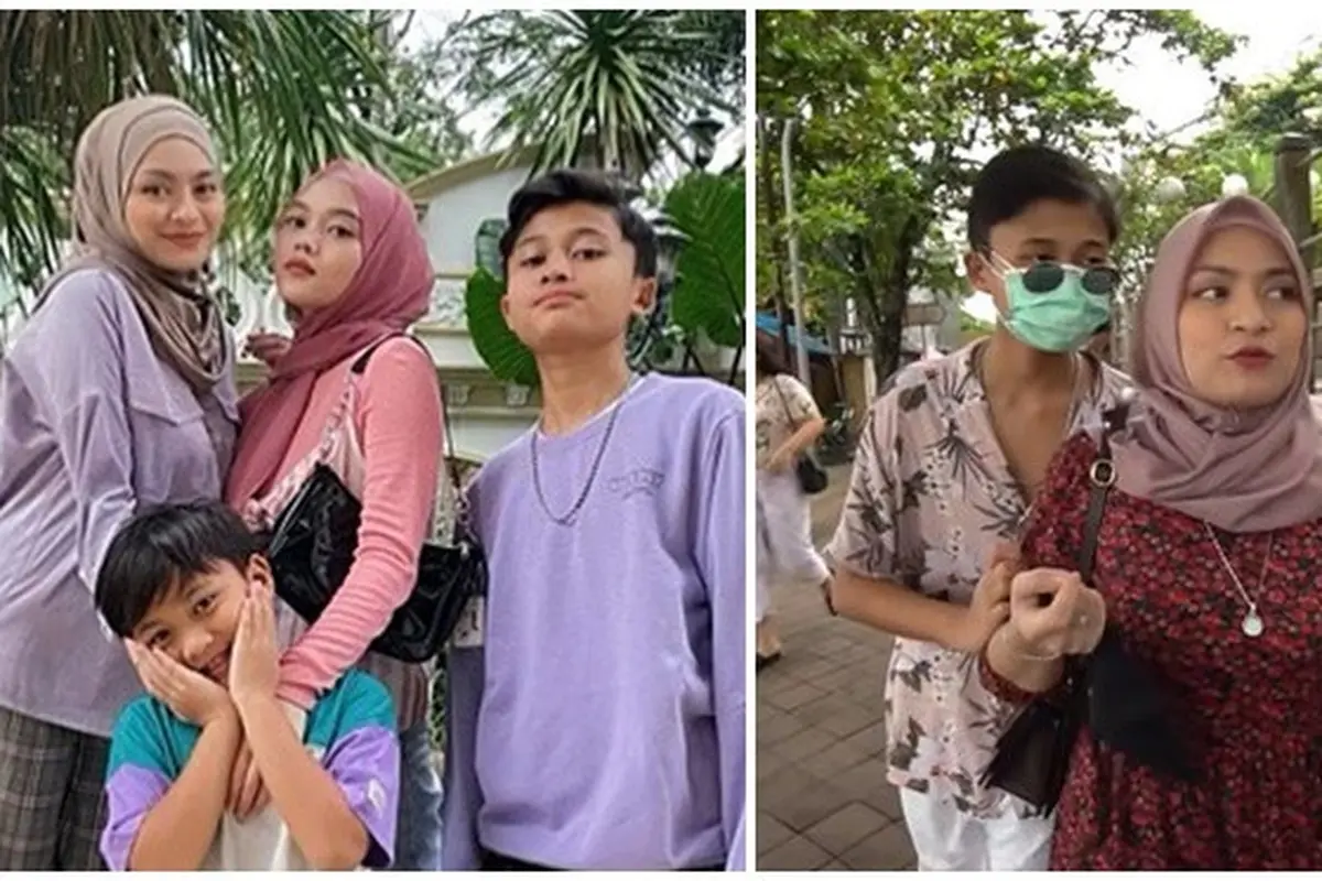 6 Potret Kebersamaan Nathalie Holscher dan Anak-anak Sule Liburan di Bali, Seru