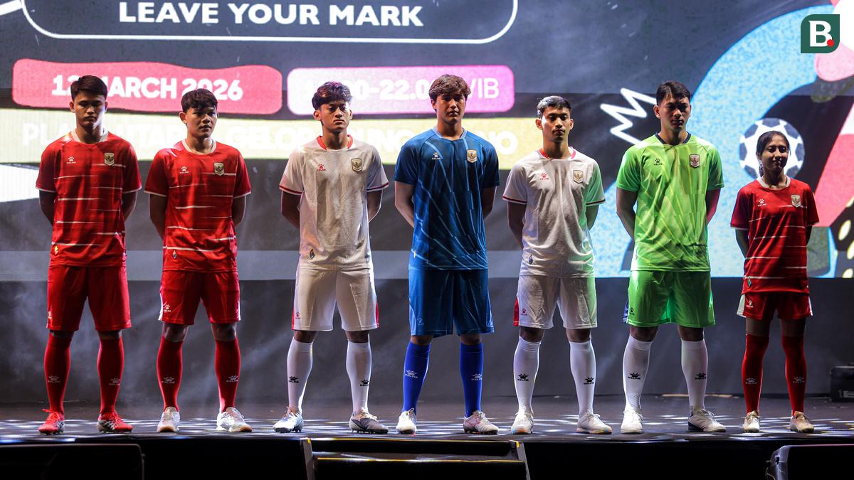 Foto: Timnas Indonesia Rilis Jersey Baru Bersama Aparel Kelme, Usung Warna dan Perpaduan Budaya Nusantara