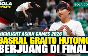 Highlight Basral Graito Hutomo Berjuang di Final Skateboard Street Asian Games 2026