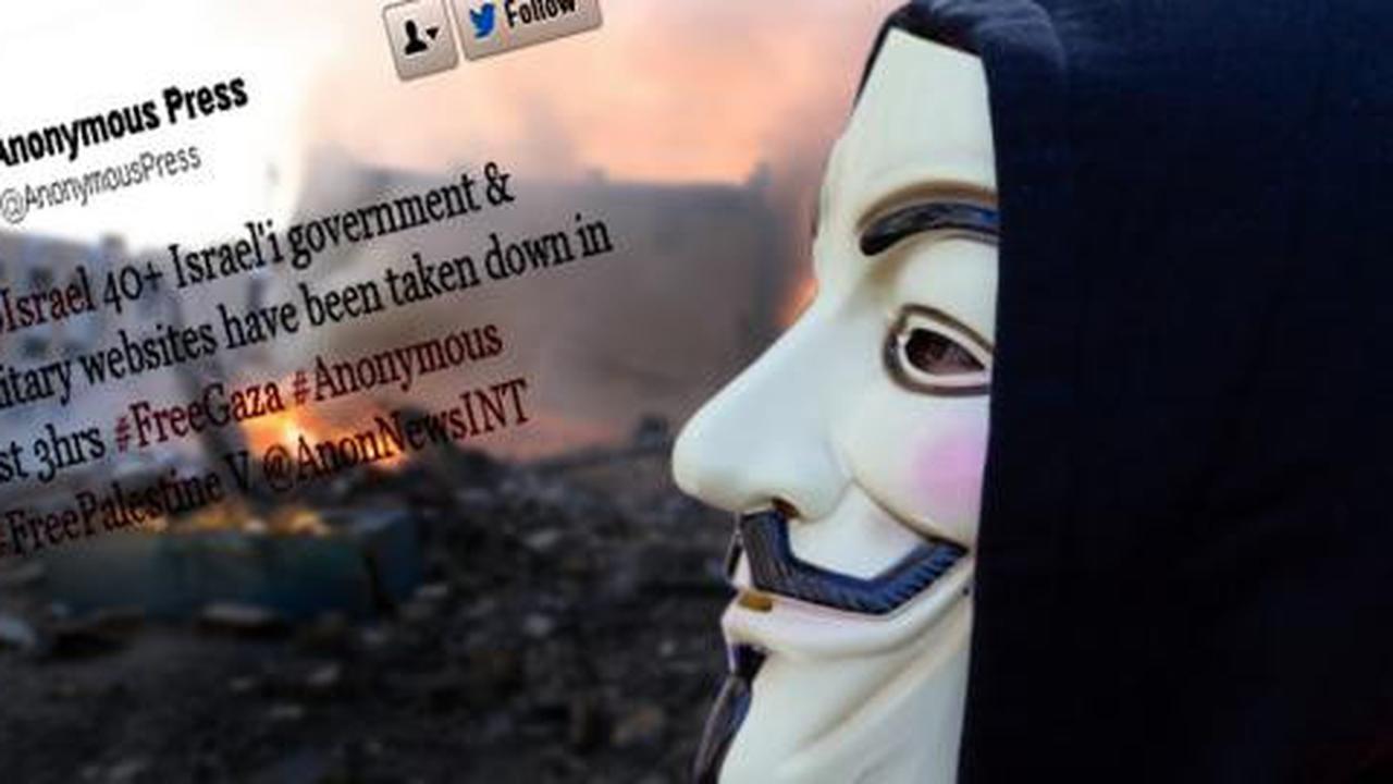Anonymous: Negara Zionis itu pengecut!