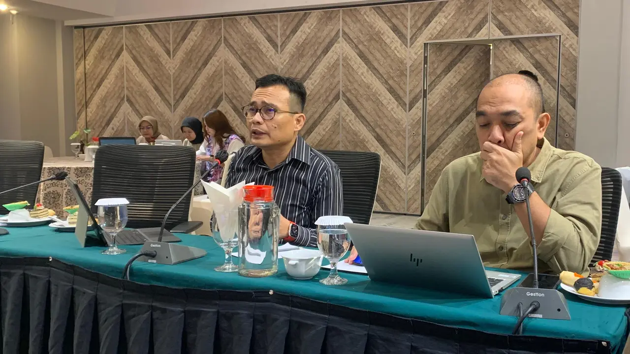 Direktur Departemen kebijakan Makroprudensial Bank Indonesia (BI) Alexander Lubis Editors Briefing 2026, di Pontianak, Kalimantan Barat, Jumat (6/2/2026). (Liputan6.com/Deon)