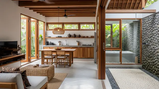 Rumah di Kampung tapi Punya Kamar Mandi Ala Resort yang Mewah yang Tidak Sombong