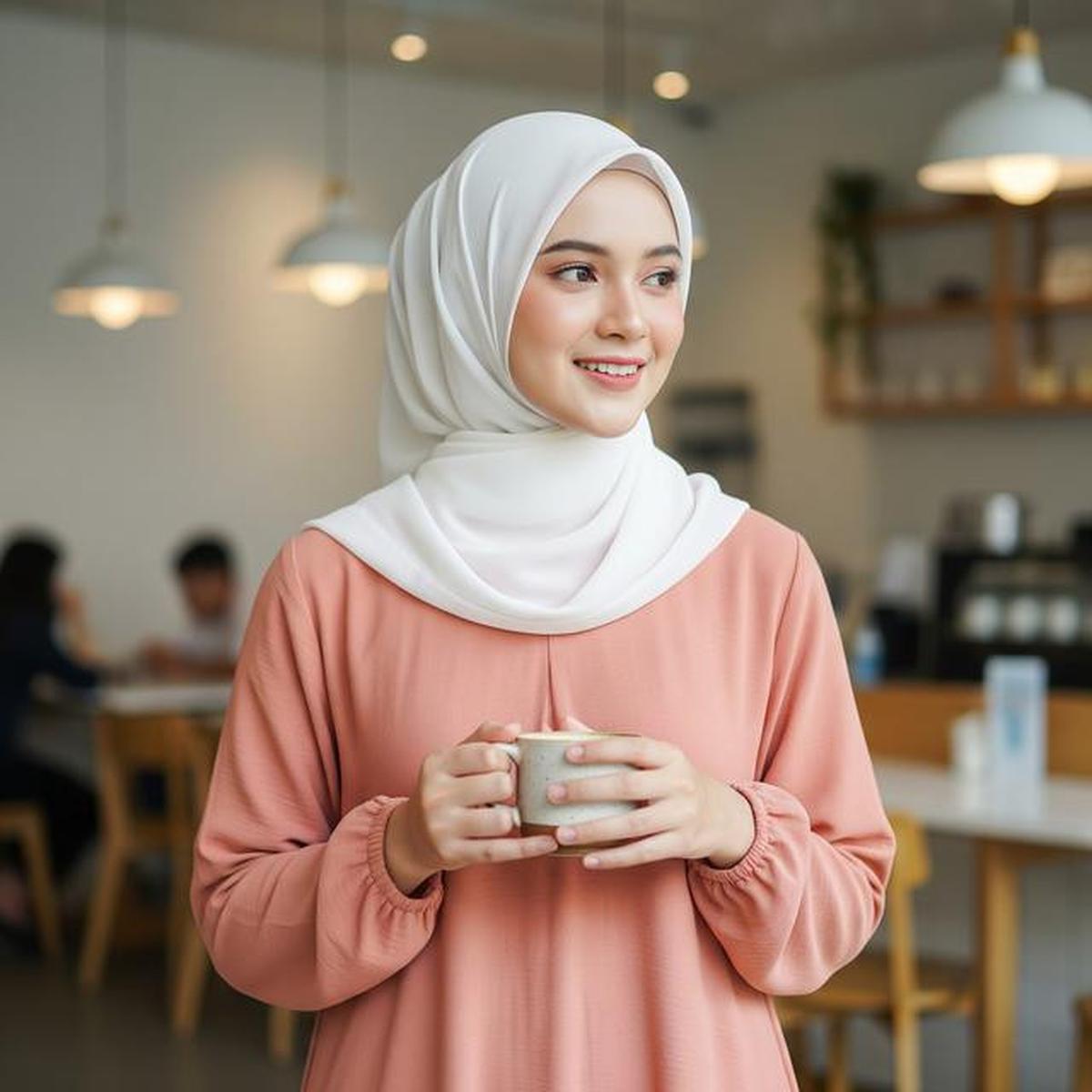 Baju Peach Cocok dengan Jilbab Warna Apa? Ini 6 Inspirasi Gaya yang Elegan