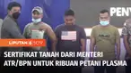 Ribuan petani plasma di Aceh Utara dan Lhokseumawe Aceh menerima sertifikat tanah dari Menteri ATR/Kepala BPN, Hadi Tjahjanto. Para petani ini akan bekerja sama dengan pemegang hak guna kelapa sawit untuk mendukung produksi sawit di kawasan tersebut.