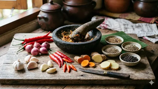 Gulai tunjang padang (Foto: Gemini AI)