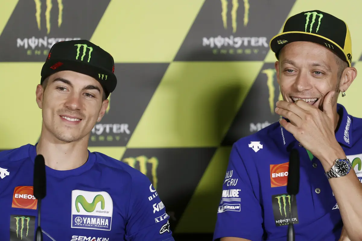 Valentino Rossi dan Maverick Vinales