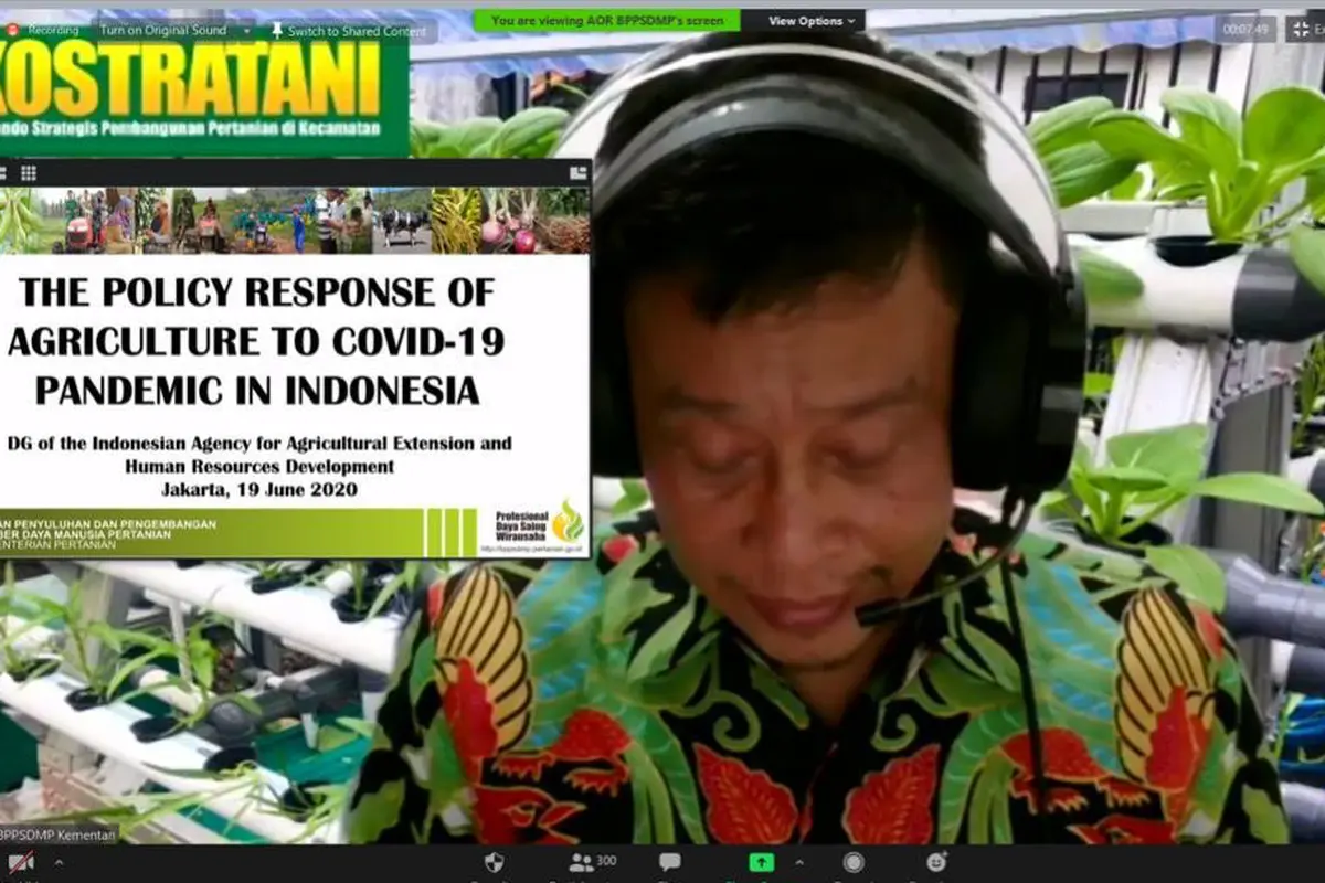 Strategi Kementan untuk Menjaga Ketahanan Pangan dan Hadapi Pandemi Covid-19
