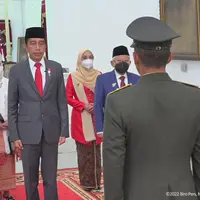 Melihat outfit Iriana Jokowi dan Wury Ma'ruf Amin yang saling melengkapi (Tangkapan layar YouTube Sekretariat Presiden)