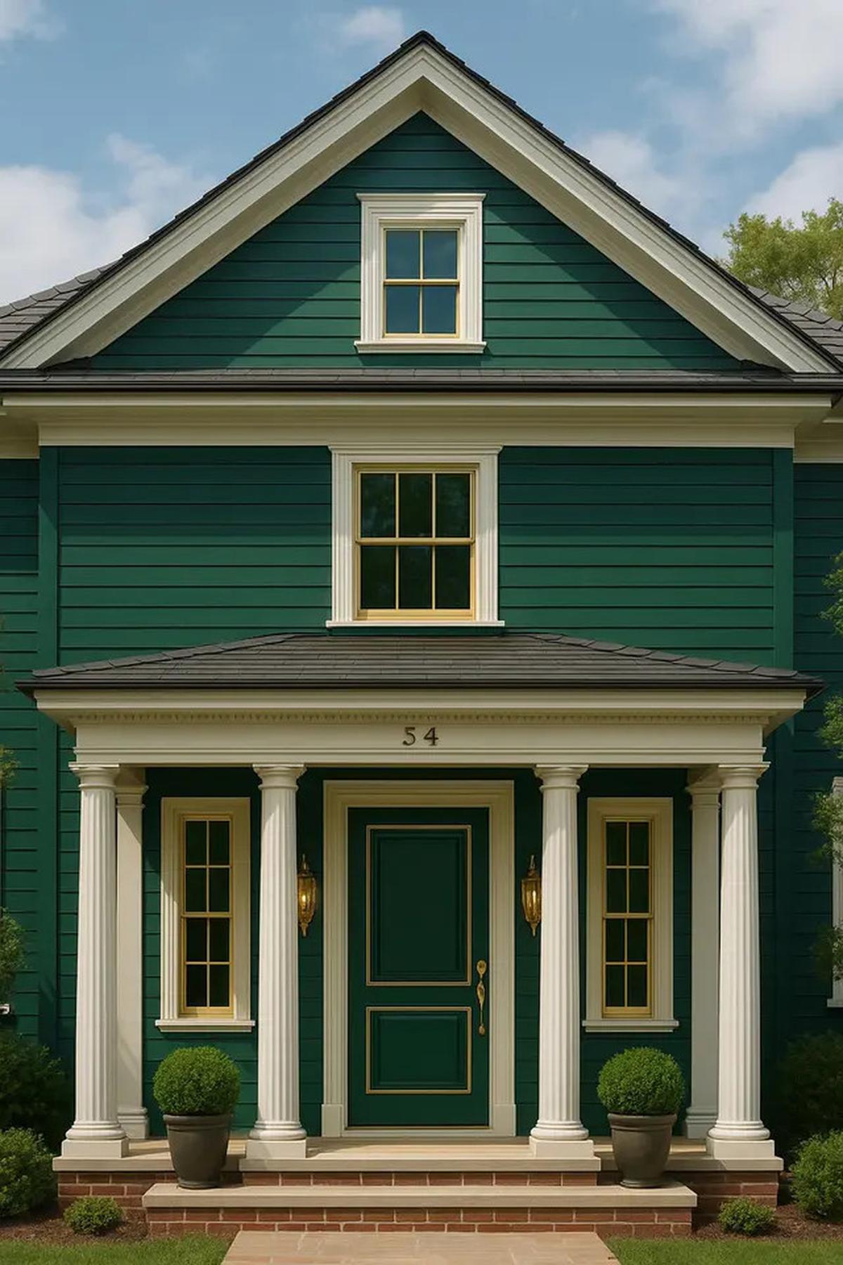 7 Kombinasi Cat Rumah Warna Hijau yang Bagus dan Elegan, Bikin Hunian Jadi Adem dan Estetik