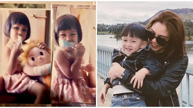 6 Potret Masa Kecil Saudara Artis Ini Disebut Mirip Buah Hatinya, Bak Kembar