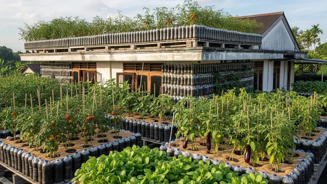 Ide Kebun Gantung dari Barang Bekas yang Hasilnya Melimpah