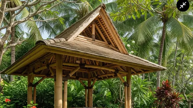 Desain Teras Ala Bali yang Bikin Rumah Terasa Adem dan Menenangkan (Image by Gemini AI)