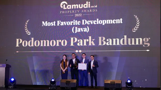 Berbagai proyek unggulan dari pengembang properti Agung Podomoro meraih empat penghargaan dalam ajang Lamudi Property Awards 2022. (Dok Agung Podomoro)
