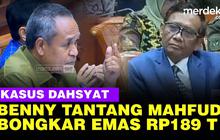 VIDEO: Benny K Harman Tantang Mahfud Bongkar Emas Rp189 T di Bea Cukai
