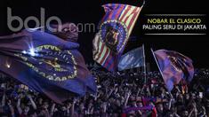 Video suasana Nobar El Clasico yang diadakan Head & Shoulders dan Bola.com di Ex Golf Driving Range, Senayan, Jakarta, Minggu (23/4/2017)