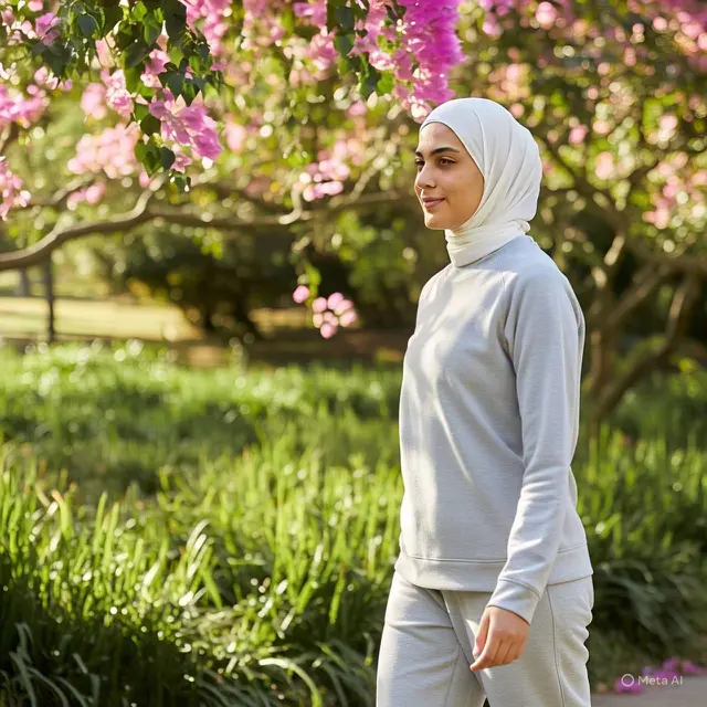 Outfit Jogging Wanita Hijab Simple