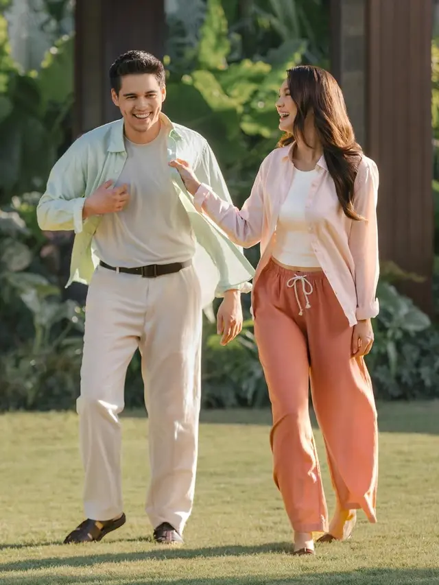 Gaya Serasi Luna Maya dan Maxime Bouttier Bak Prewedding. [@lunamaya]