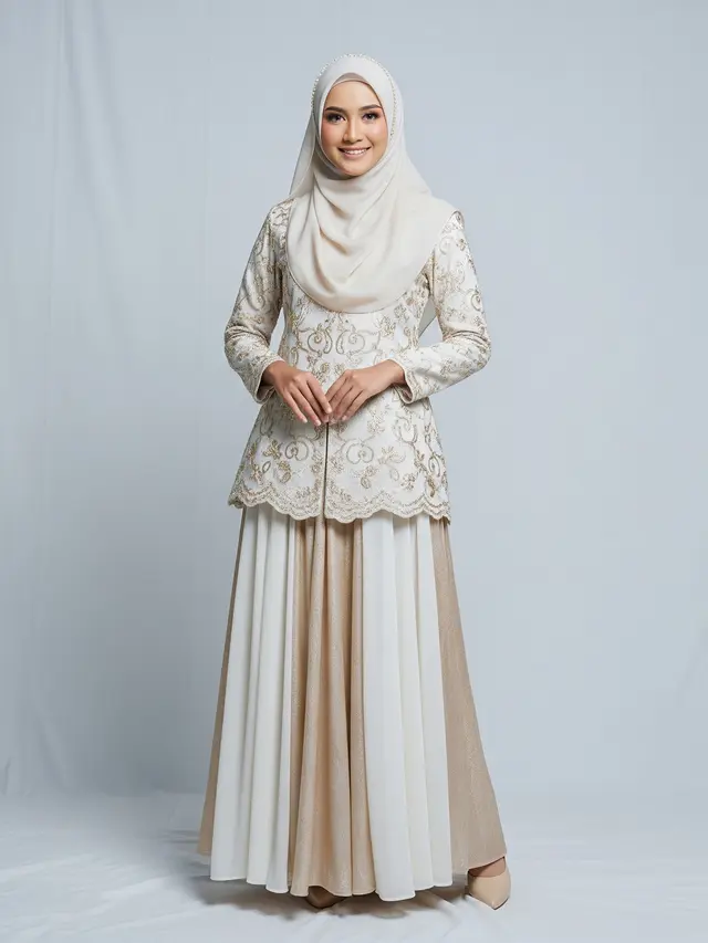 Padu Padan Warna Rok dan Blouse Agar Terlihat Mewah Saat Lebaran