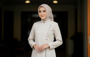 Gamis Model Janggan yang Tren di 2026 (created by AI)