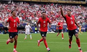 Selebrasi Inggris ketika menghajar Panama di Piala Dunia 2026 (AFP)