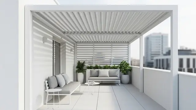 Inspirasi Desain Teras Sempit Tapi Tetap Adem dengan Atap Kanopi