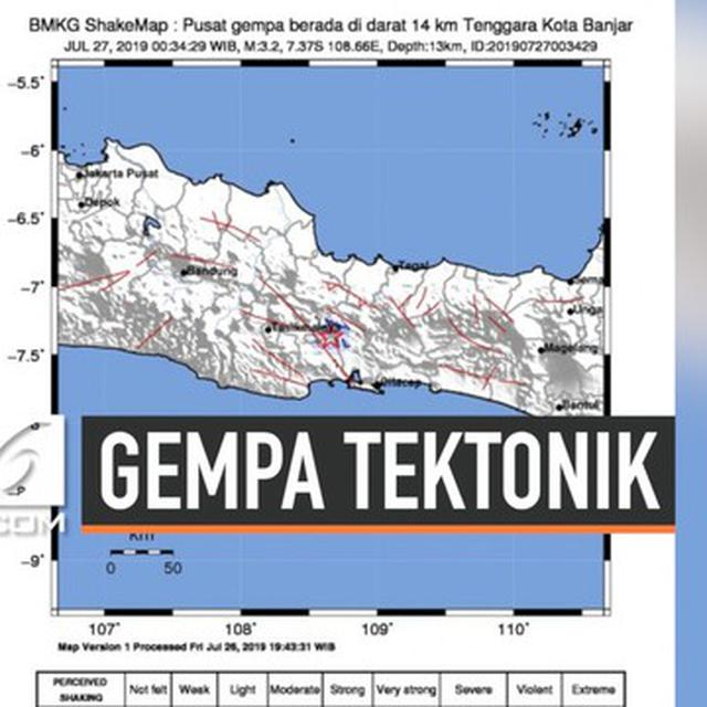 Video Gempa Tektonik Guncang Majenang Ciamis Dan Cilacap News Liputan6 Com