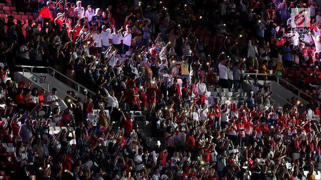 GBK Sudah Dipadati Penonton Pembukaan Asian Games