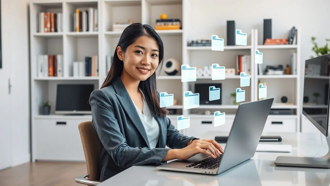 cara menyimpan file di laptop