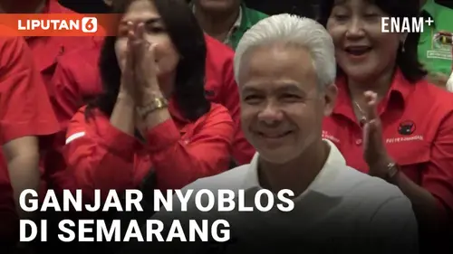 VIDEO: Ganjar Pranowo Bakal Nyoblos di Semarang