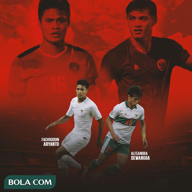 Timnas Indonesia - Ilustrasi Fachruddin Aryanto dan Alfeandra Dewangga