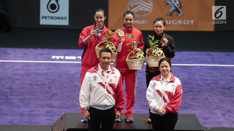 Sumbang Emas untuk Indonesia, Begini Aksi Atlet Wushu Saat Berlaga