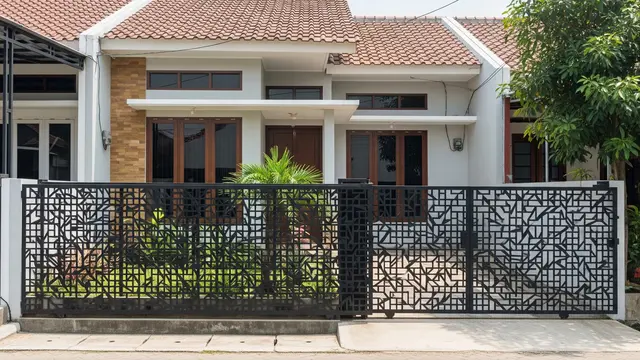 9 Desain Pagar Anti Panjat dengan Pola Artistik, Aman Sekaligus Percantik Fasad