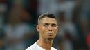1. Cristiano Ronaldo - Tampil inferior sebagai tumpuan di klub. Namun bersama Portugal sinar yang dipancarkan Ronaldo tak sementereng bersama Real Madrid. (AFP/Odd Andersen)