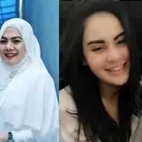 Sarita Abdul Mukti dan Jennifer Dunn. (Adrian Putra/Bintang.com dan Instagram/jejedunn)