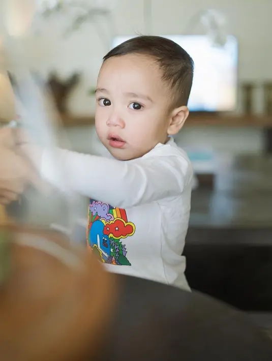 Seperti inilah wajah Rayyanza kalau marah. [Instagram/raffinagita1717]