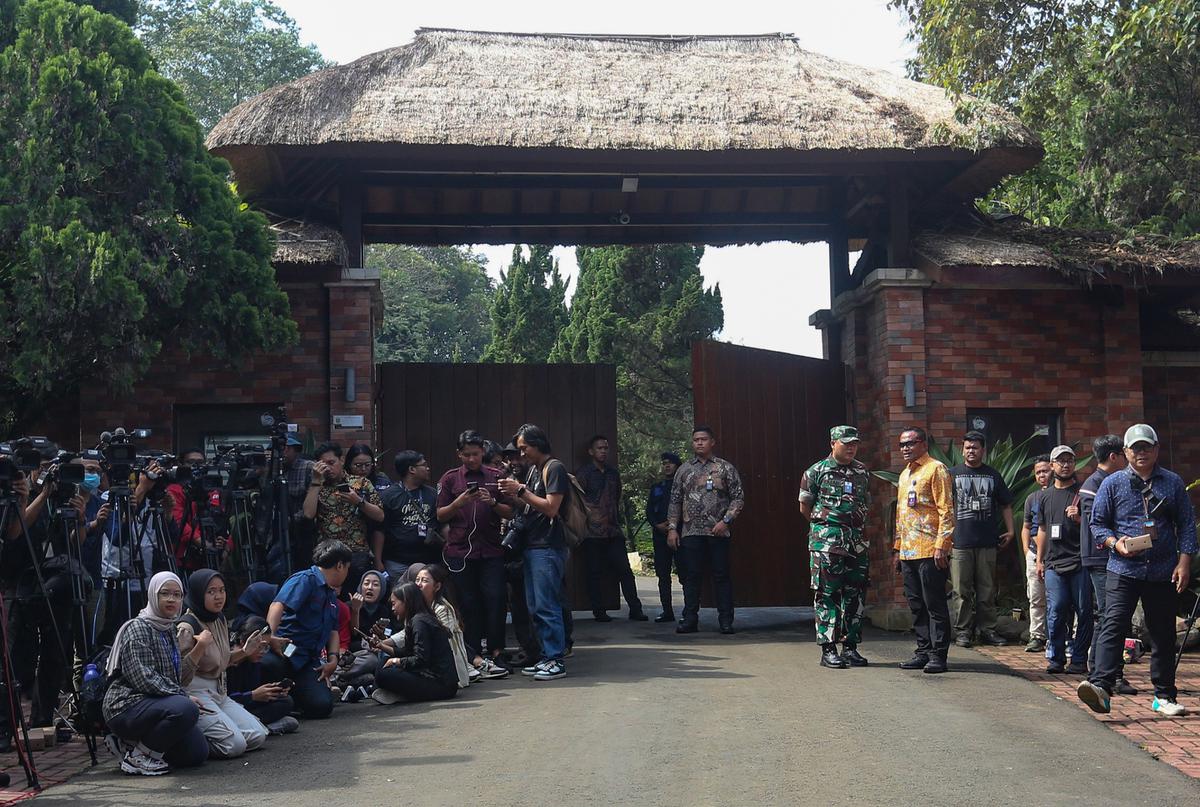 Calon menteri Prabowo tiba di Hambalang