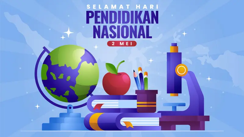 Ilustrasi Hari Pendidikan Nasional