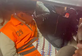 Mantan Menag Yaqut Cholil Qoumas Ditahan kasus dugaan korupsi kuota haji. (Liputan6.com/Muhammad Radityo)