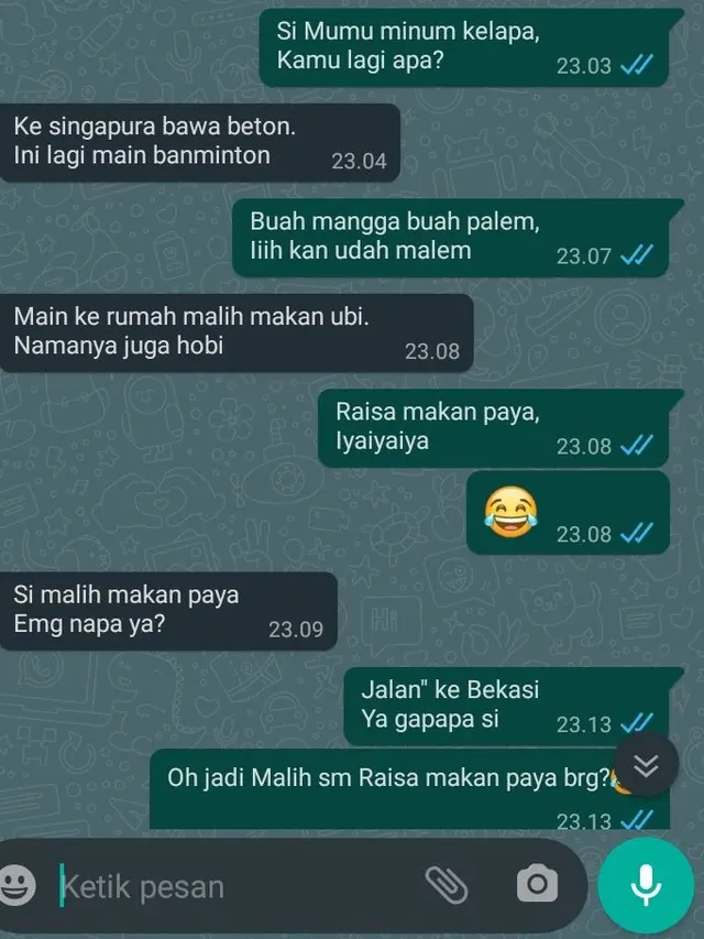 6 Chat Berbalas Pantun Kocak Ini Ujungnya Bikin Jengkel Hot