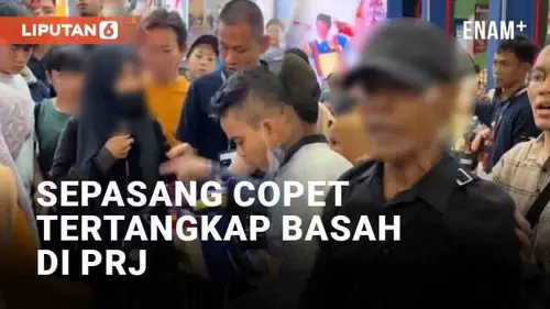 VIDEO: Viral Sepasang Copet Tertangkap di PRJ Kemayoran, Kantongi Beberapa HP