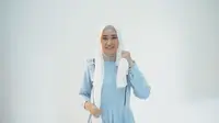 Tutorial Hijab Pashmina Bordir untuk Lebaran 2019