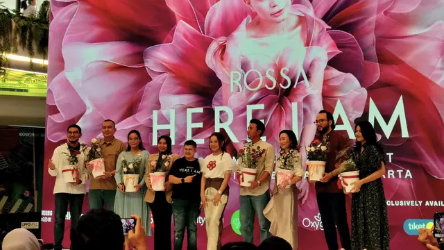 Press Conference Konser Rossa "Here I Am." (Foto: Liputan6.com/Rahmadina Sundari)