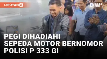 Pegi Setiawan Terima Sepeda Motor Bernopol Cantik dari Pengusaha Durian Tasikmalaya